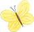 Żółty motyl
